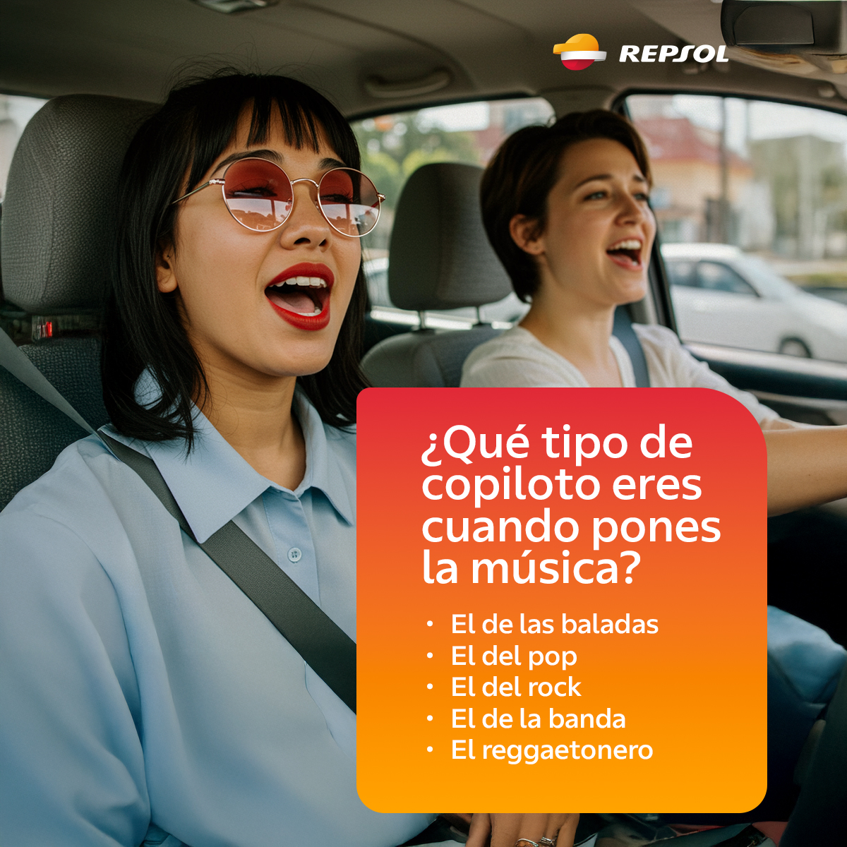 repsolmexico's tweet image. Comenta qué tipo de copiloto eres. 🚘🎵
Además te compartimos esta playlist de Spotify con la que  puedes disfrutar el camino y poner toda la energía:
open.spotify.com/playlist/5VKGr….🧡
#ConTodaLaEnergía #LoQueNosMueveEresTu #Repsol  #CantaconRepsol
