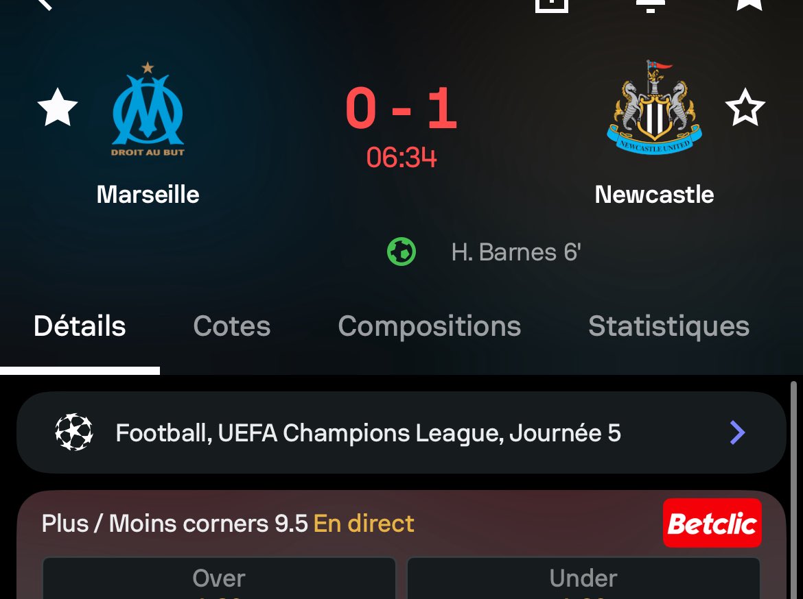Has the champion league been back at Marseille ? tweet media