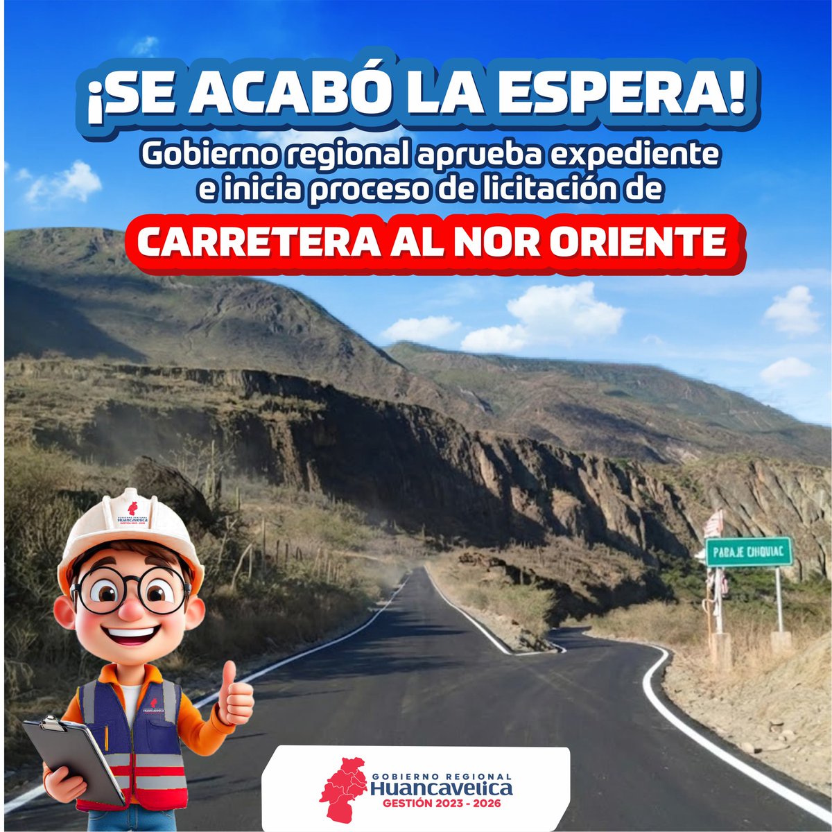 Gorehvca's tweet photo. El proyecto  considera un presupuesto total de 49 millones 879 mil 712.14 para ser ejecutado bajo la modalidad de administración indirecta (contrata) en un plazo de 180 días calendario (6 meses).
#Huancavelica https://t.co/GoNUgTSi2U