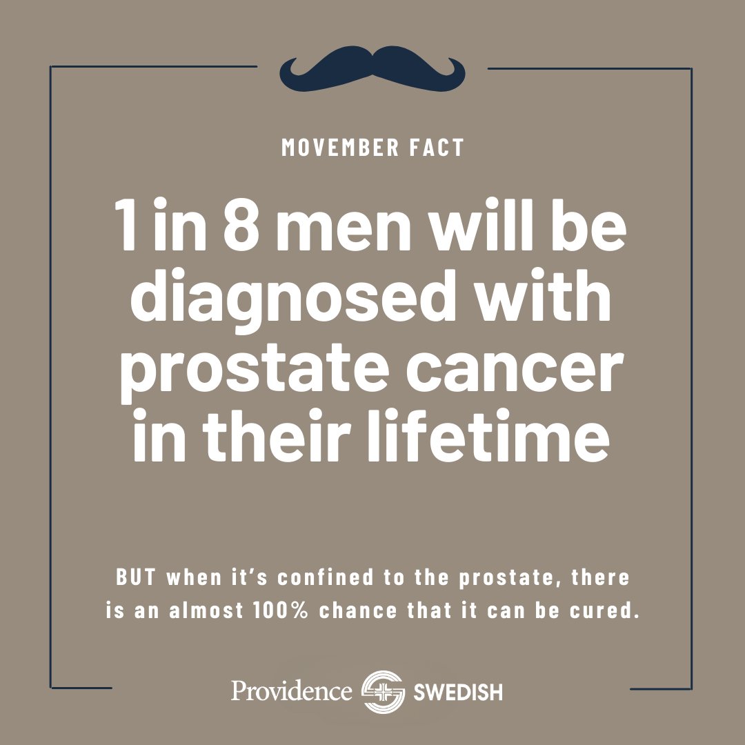 👨 Growing a ’stache this #Movember? It’s more than a look—it's about health!

Prostate #cancer is common, but early detection saves lives. 

Don’t wait—book your wellness check: blog.providence.org/blog/understan…