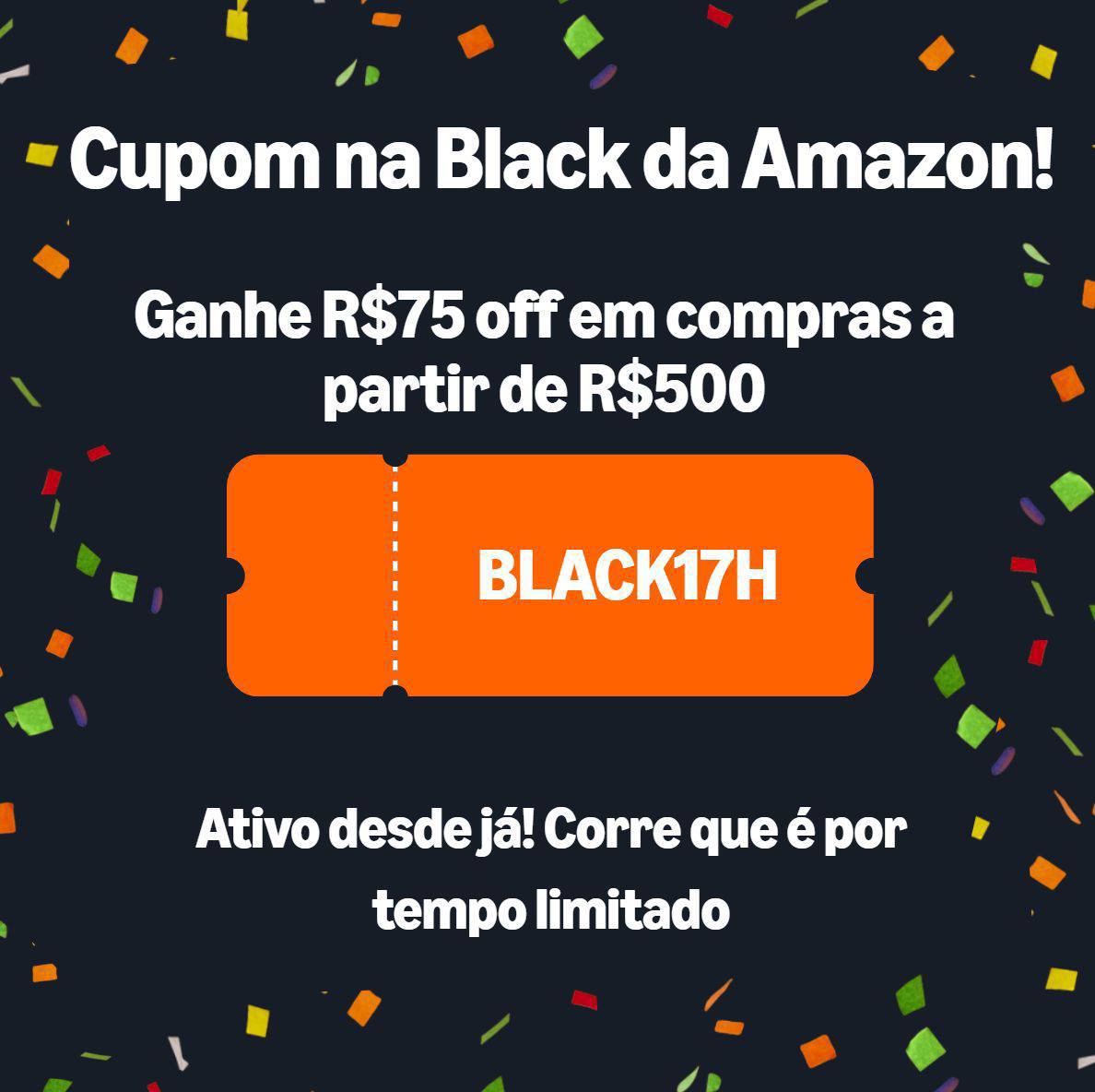 AlertaPromos's tweet image. 🚨 NOVO CUPOM AMAZON

R$75 OFF em compras acima de R$500
📌 amzn.to/3XzPJOt

— exceto livros e produtos internacionais.

🎟️ BLACK17H