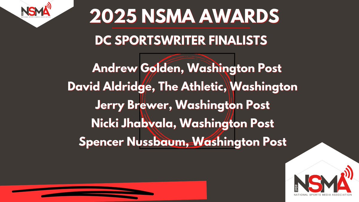 NSMASportsMedia's tweet image. DC Sportswriter of the Year finalists.