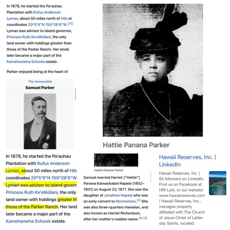 #Mormon #LDS #Royal #Hawaii 
How did the Mormon church marry into Hawaii Royalty baptizing the Princess and becoming owners (shell co) through all of this? 
Check it out … THEY are ALWAYS THERE!
<a href="/Meowllian/">𝕄𝕖𝕠𝕨𝕝𝕝𝕚𝕠𝕟</a> <a href="/TimmyG_Chi_312/">Timmy_G</a>
