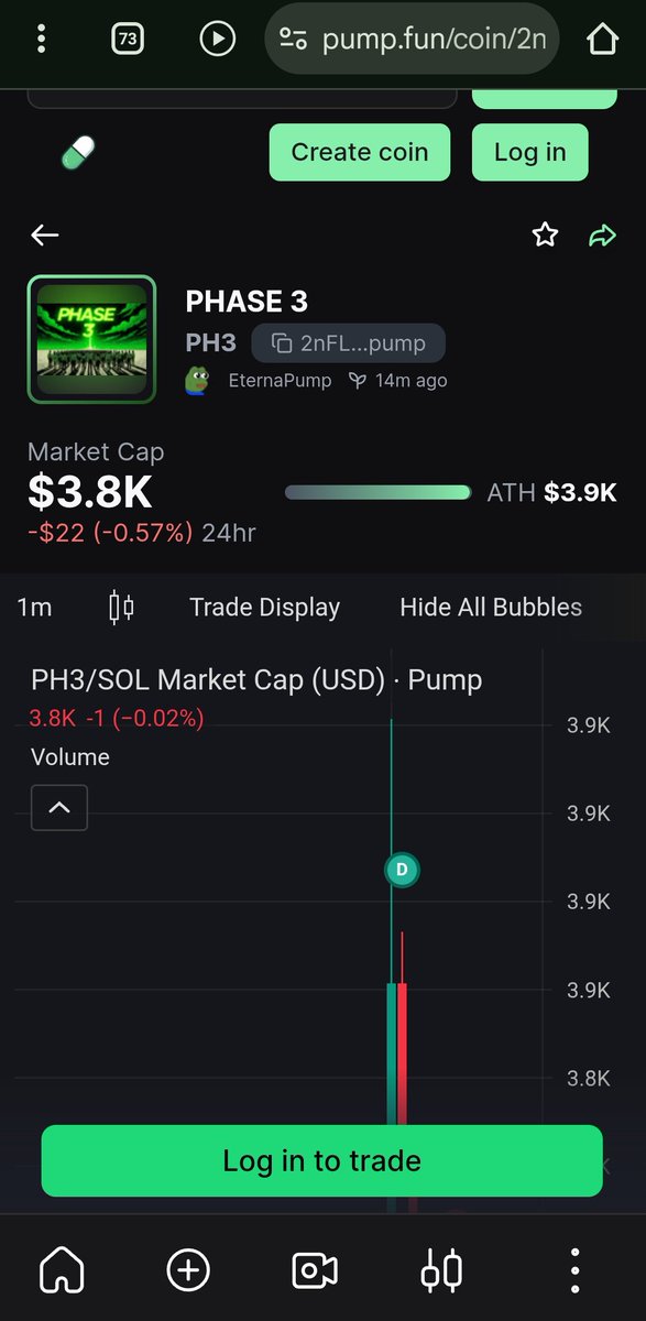 moAbiZonech's tweet photo. @phasethr33 2nFLTtdxHkG7uwa2baT85A4RYUnc6cyAqQLw2VJqpump https://t.co/MQBjpJ3b96