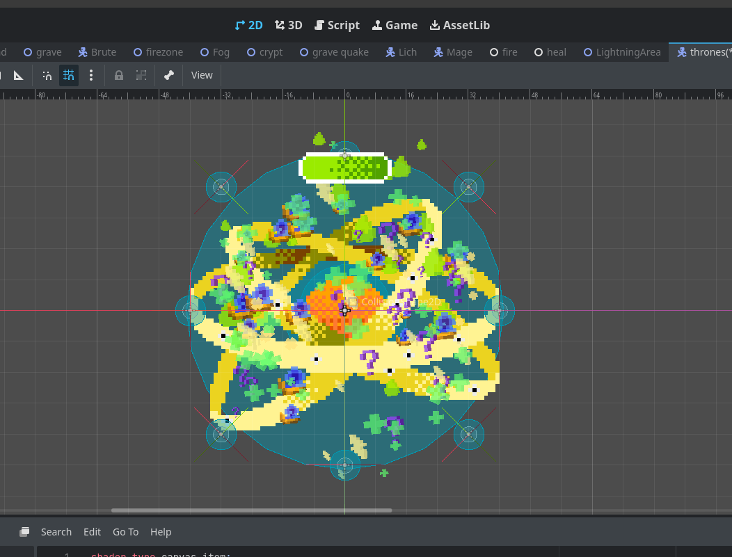 TheGuildedGoose's tweet photo. Creating all of the particle effects for different statuses today has been fun!

#gamedev #indiegame #indiedev #solodev #MadeWithGodot #GodotEngine https://t.co/bxgTM6BtU2
