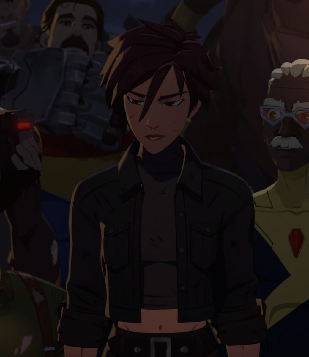 komidaeri's tweet image. Y'know when I think about it more deeply that kiss in the locker room is also when Visi drew a line after. One last kiss as goodbye / one last kiss so she wouldn't hurt Robert too much if smth bad happens to her while executing her plan to save him --- #Invisimech