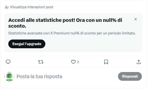 Non ho ben capito quanto e' lo sconto che mi fa... 🤔🤔