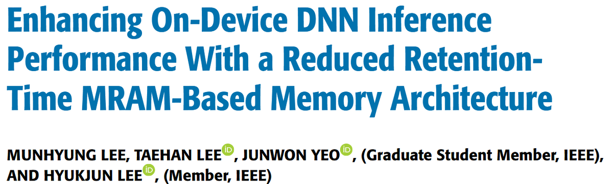 semicon_wiz's tweet image. This work from last year argues for related scheme using MRAM as main memory. It divides the MRAM memory into short retention and long retention slices, and uses the TLB to decide which slice to use to service each virtual address.