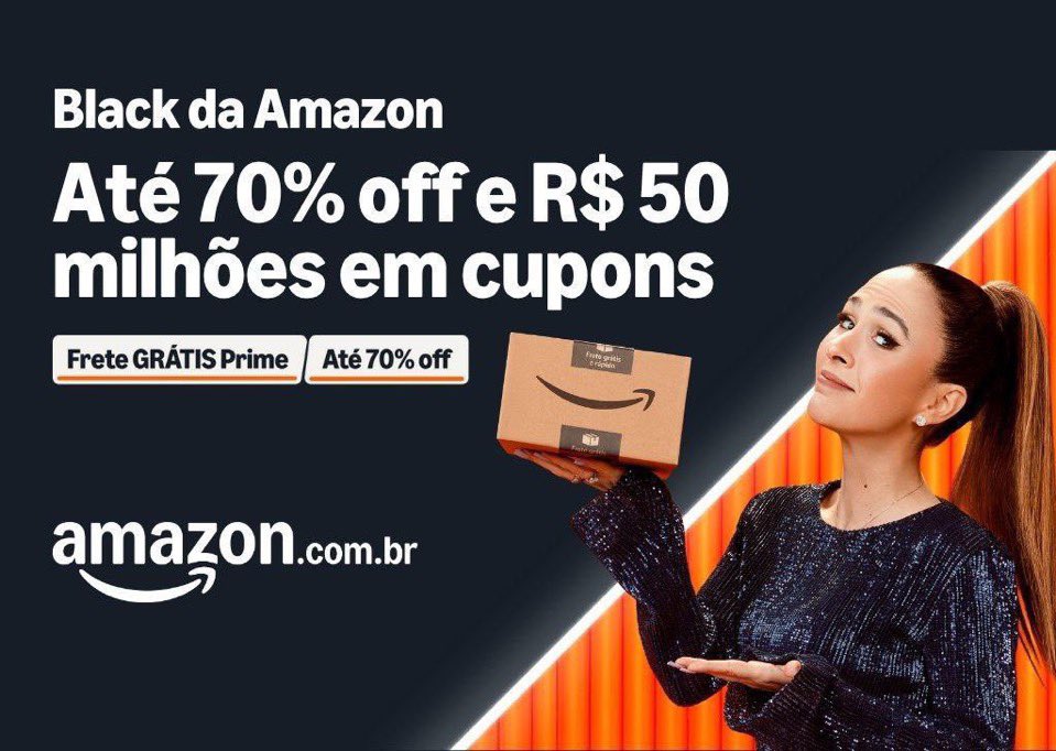 literapromos's tweet photo. A #BlackFriday da Amazon começou!

📚 Livros até 70% Off: https://t.co/rujSmNVNP6

🎟️ Cupons: https://t.co/Zjl5D0c32D

🧡 Kindles em Oferta: https://t.co/Azp7fgluYd

😱 3 Meses de Kindle Unlimited por R$1,99: https://t.co/AfWcOP1oIp

🤑 Ganhe créditos: https://t.co/xwOpK4MAaG https://t.co/L7X9KuJzo9
