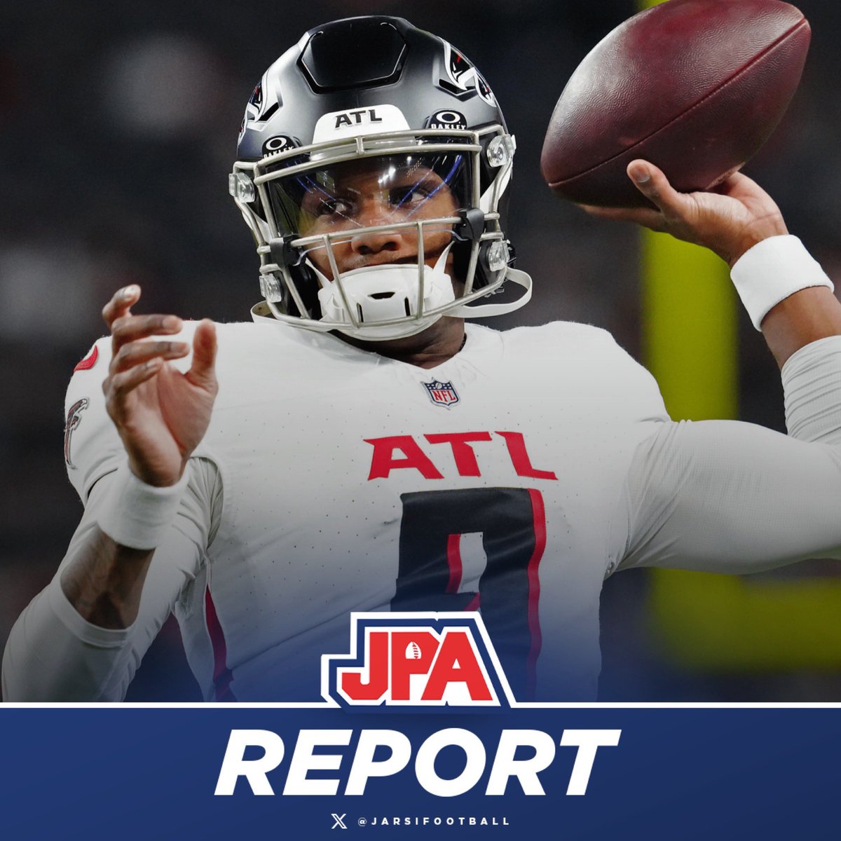 jasrifootball's tweet image. 𝗥𝗘𝗣𝗢𝗥𝗧: The knee injury to Falcons QB Michael Penix Jr could cause the team to rethink their plans moving forward at the position, says HC Raheem Morris.

With Kirk Cousins likely gone and Michael Penix’s long rehab ahead, the team likely will want to add a starting-level…