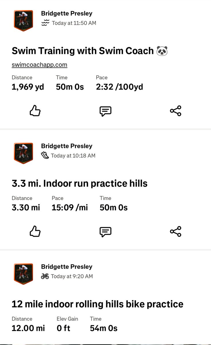TriMATHleteUSA's tweet image. Training Camp Day 3 😮‍💨
#Swim
#Bike
#Run
#Cava
#Repeat