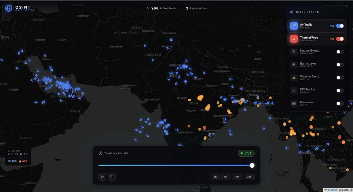 Lately since Russia-Ukraine, India-pak wars i have been interested in OSint (Open-source intelligence). Just intel gathering, looking at news, at interesting unknown flight paths, new government defence policies etc. So i thought it wouldn't be a bad idea to create a intel