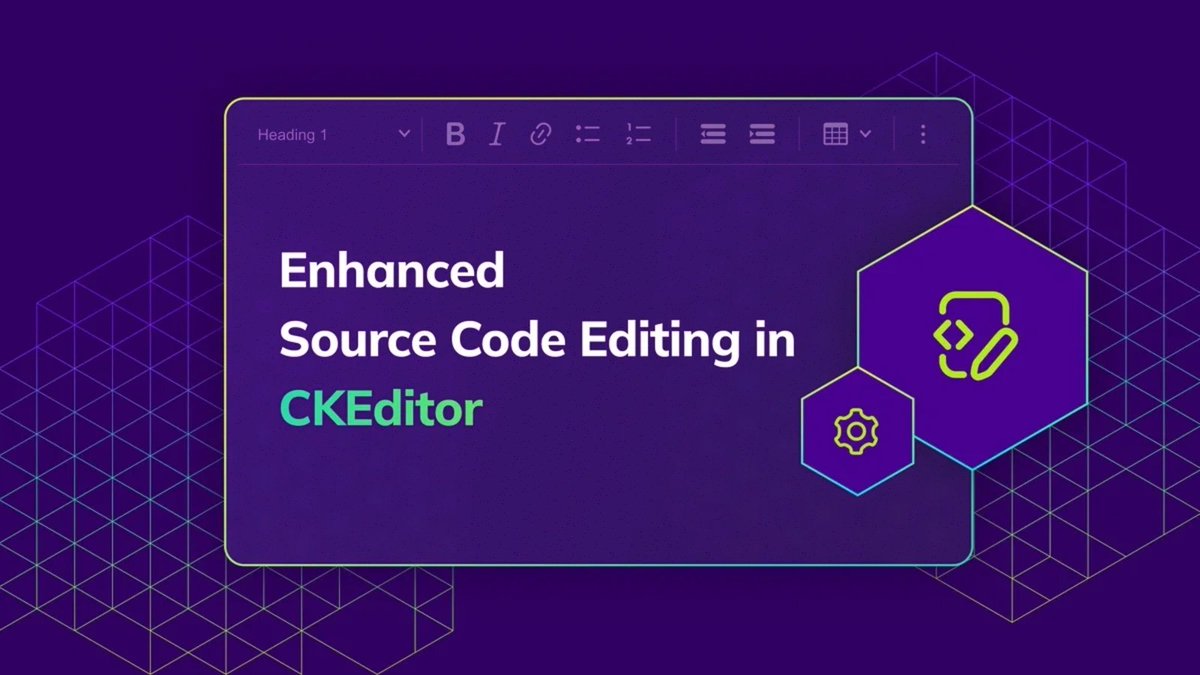 ckeditor's tweet image. Source code editing in CKEditor  just leveled up. ⚡

Cleaner UI, better UX, and more control for devs who want to work directly with HTML inside the editor.

Read what’s new: ckeditor.com/blog/enhanced-…

#ckeditor #developers #javascript #webdev