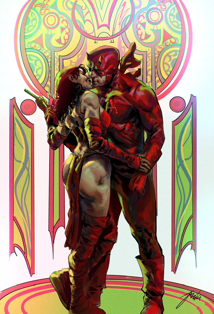 JazzDunn2's tweet image. Daredevil and elektra