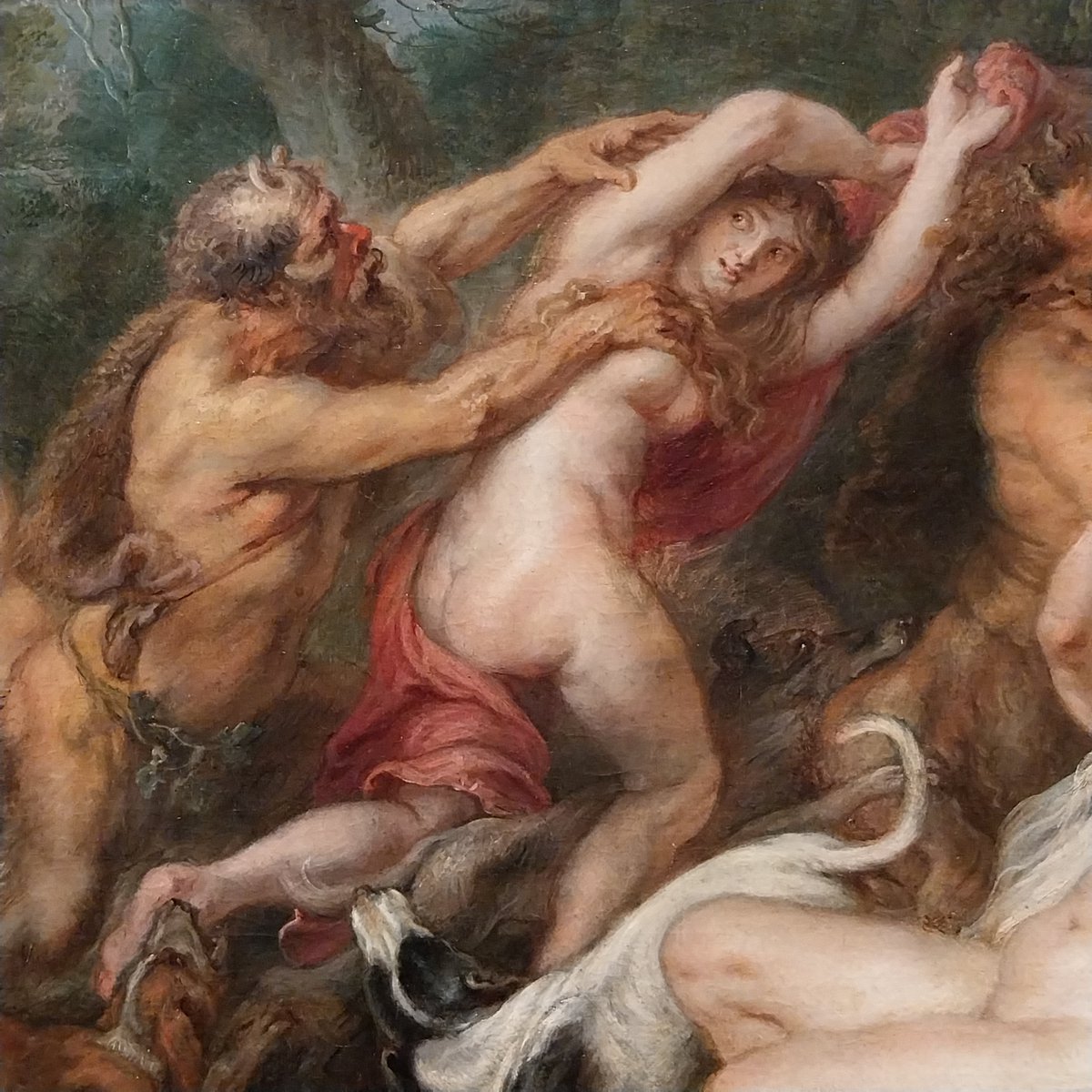 "Dia Internacional per a l'Eliminació de la Violència envers les Dones".

Peter Paul Rubens. "Diana i les seves nimfes sorpreses pels sàtirs" (detall). 1639-1640.

#youdontownme