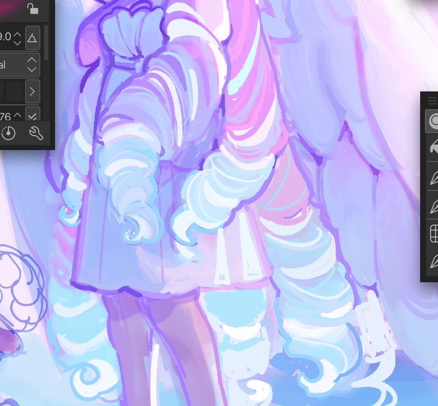 mothpupa's tweet image. do you guys want to see more curls. yes you do