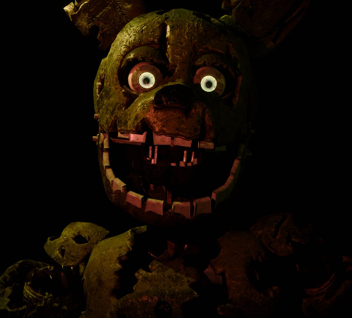 AgiotaP3DUwU's tweet image. I tried my best to make these renders as accurate as possible, please tell me what you think 🦈💕
#fnaffanart #fnaf3 #Springtrap #FiveNightsAtFreddys3 #3dart #fnaftwt #render