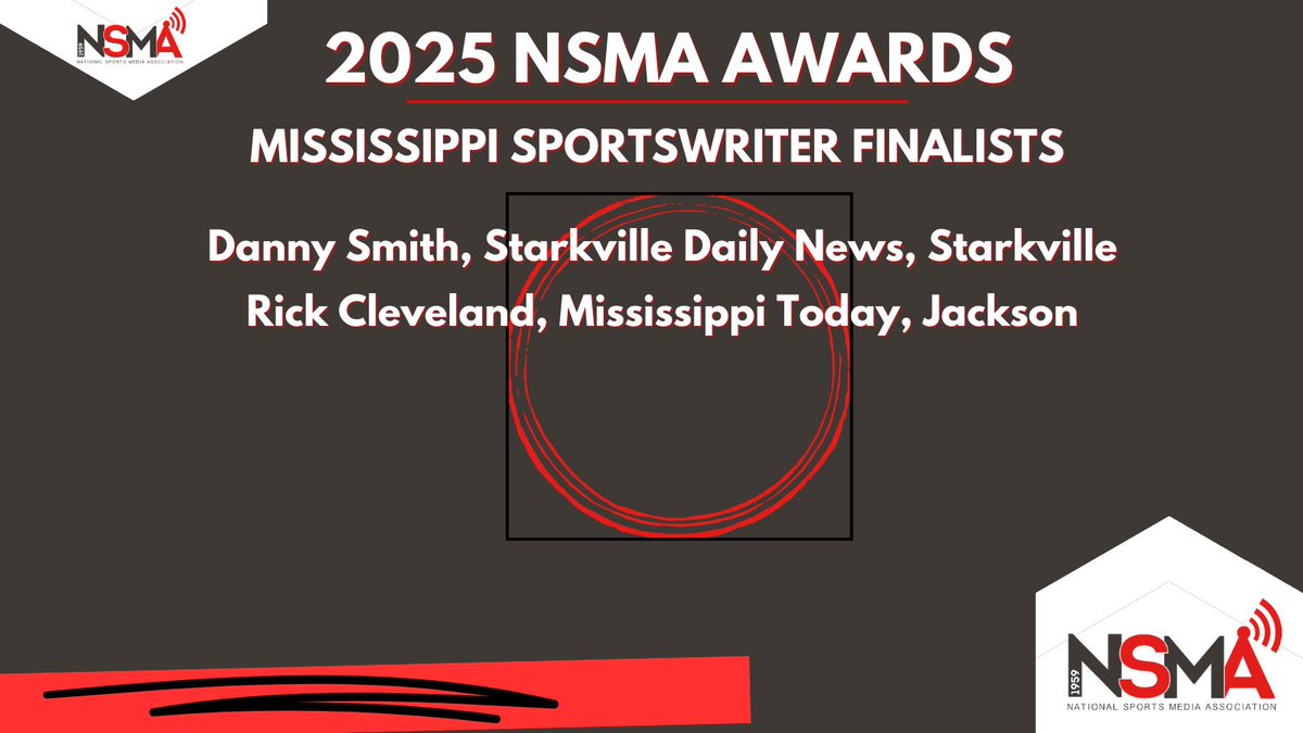 Mississippi Sportswriter of the Year finalists.