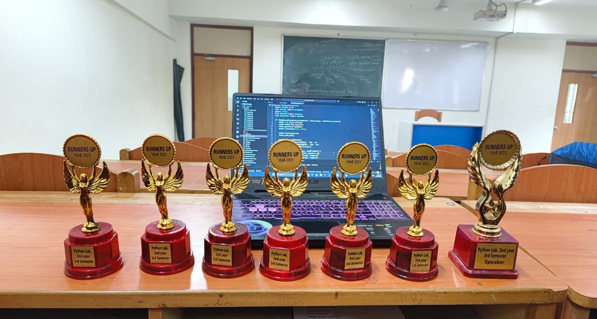 CSnippets62428's tweet image. 🏆🎉 Proud to share that our team secured 1st Runner Up in the Internal Final Python Lab Project at HITK! 

I also received the 1st Runner Up – Best Speaker Award! 🎤✨
Grateful for the learning, and mentorship throughout this journey. 💙

#Python #Tkinter #Geminiai