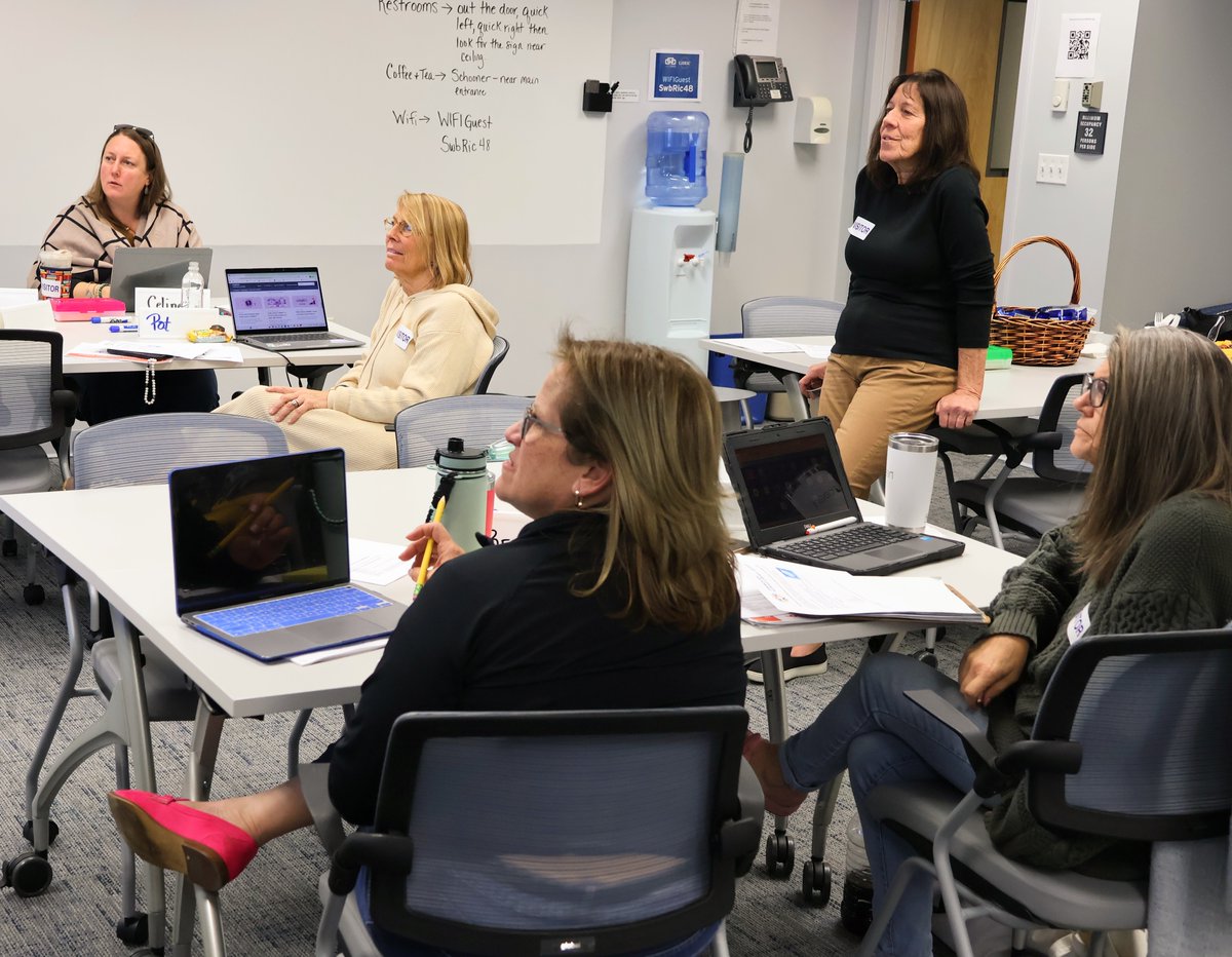 swbocesplcs's tweet image. Last Friday, SLS Supervisor Catherine Graybosch welcomed new library media specialists to the Center for connection, conversation, and an overview of SWBOCES resources. A great start to a strong community of practice! #SchoolLibraries #swbocesplcs