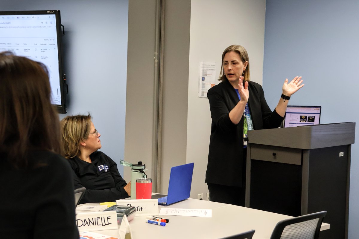 swbocesplcs's tweet image. Last Friday, SLS Supervisor Catherine Graybosch welcomed new library media specialists to the Center for connection, conversation, and an overview of SWBOCES resources. A great start to a strong community of practice! #SchoolLibraries #swbocesplcs