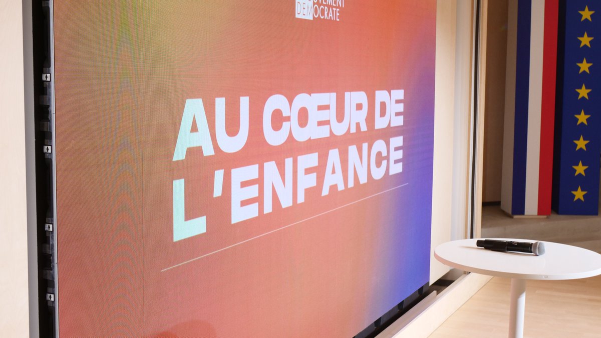 MoDem's tweet image. « Au cœur de l’enfance »

Merci aux intervenants pour la qualité et la force de leurs prises de parole.

Toutes les politiques publiques doivent intégrer le bon développement de l’enfant, sans silos et sans tabous.

📸 Retour en images 👇
