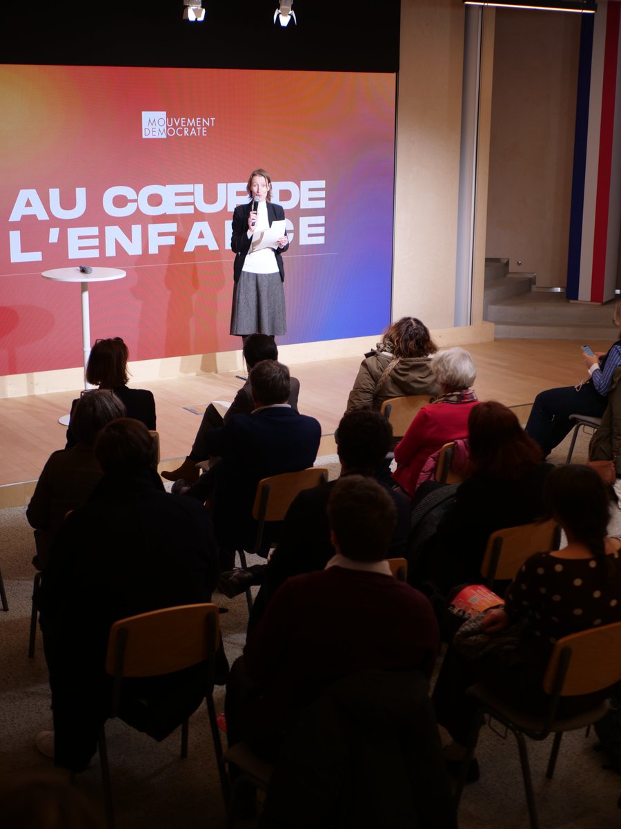MoDem's tweet image. « Au cœur de l’enfance »

Merci aux intervenants pour la qualité et la force de leurs prises de parole.

Toutes les politiques publiques doivent intégrer le bon développement de l’enfant, sans silos et sans tabous.

📸 Retour en images 👇