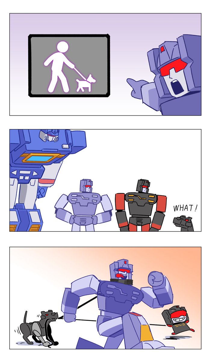 LoveRioForever1's tweet image. Ravage will become the Covert Agent Ravage of the Tripredacus Council in the future, which means he is not a beast and is much smarter than his companions.
#Soundwave #Frenzy #Rumble #Ravage #Transformers