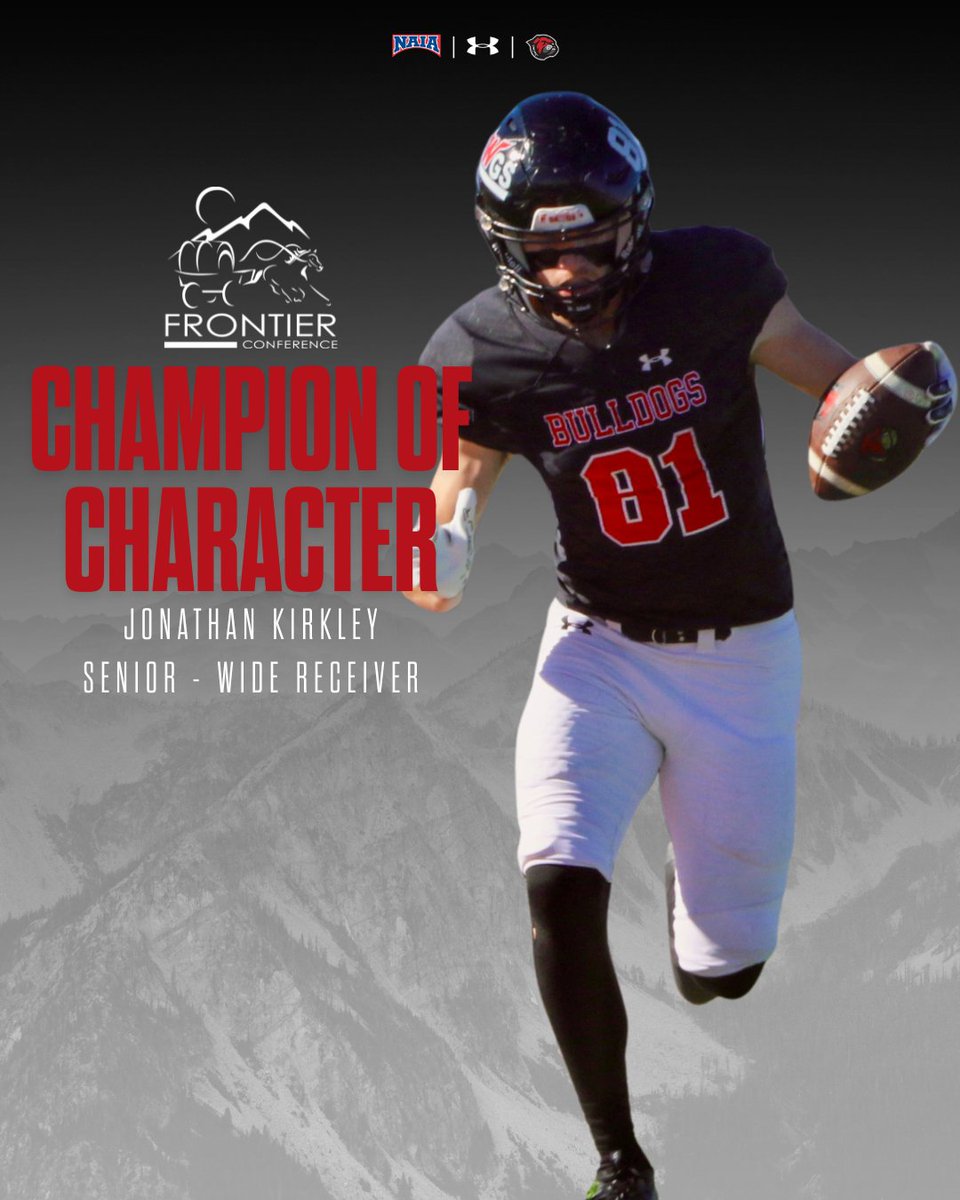 UMW_Football's tweet photo. 𝑪𝑯𝑨𝑴𝑷𝑰𝑶𝑵 𝑶𝑭 𝑪𝑯𝑨𝑹𝑨𝑪𝑻𝑬𝑹 

Congrats to Jon Kirkley on being named a @FConference Football Champion of Character!

#GoBulldogs | 🐾 https://t.co/V8ABTgkfxs
