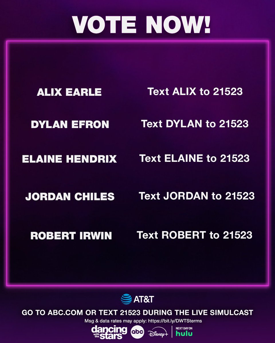officialdwts's tweet photo. Voting is now OPEN for all carriers! Make sure your favorite star takes home the Len Goodman Mirrorball Trophy and cast those votes now! #DWTS
Sponsored by @ATT. #AD https://t.co/JsS2s9trW5