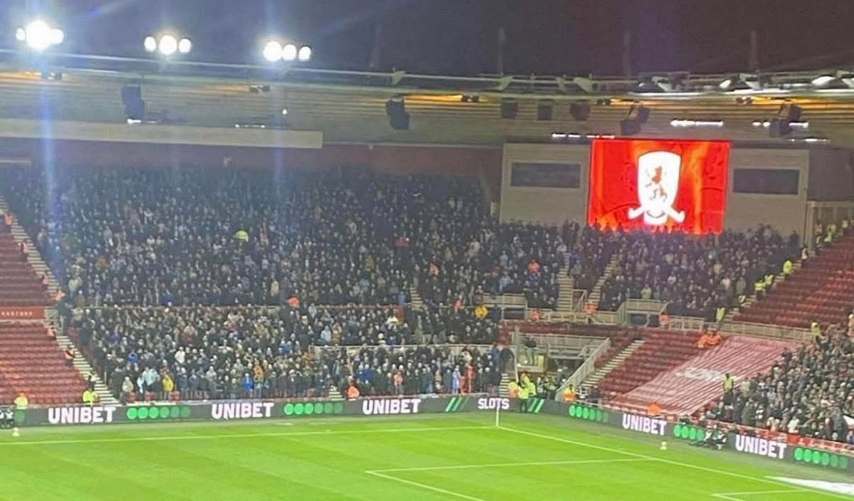 theawayfans's tweet image. Fantastic turnout from Coventry fans that made the 300 mile round trip journey to Middlesbrough tonight.

#PUSB 👏