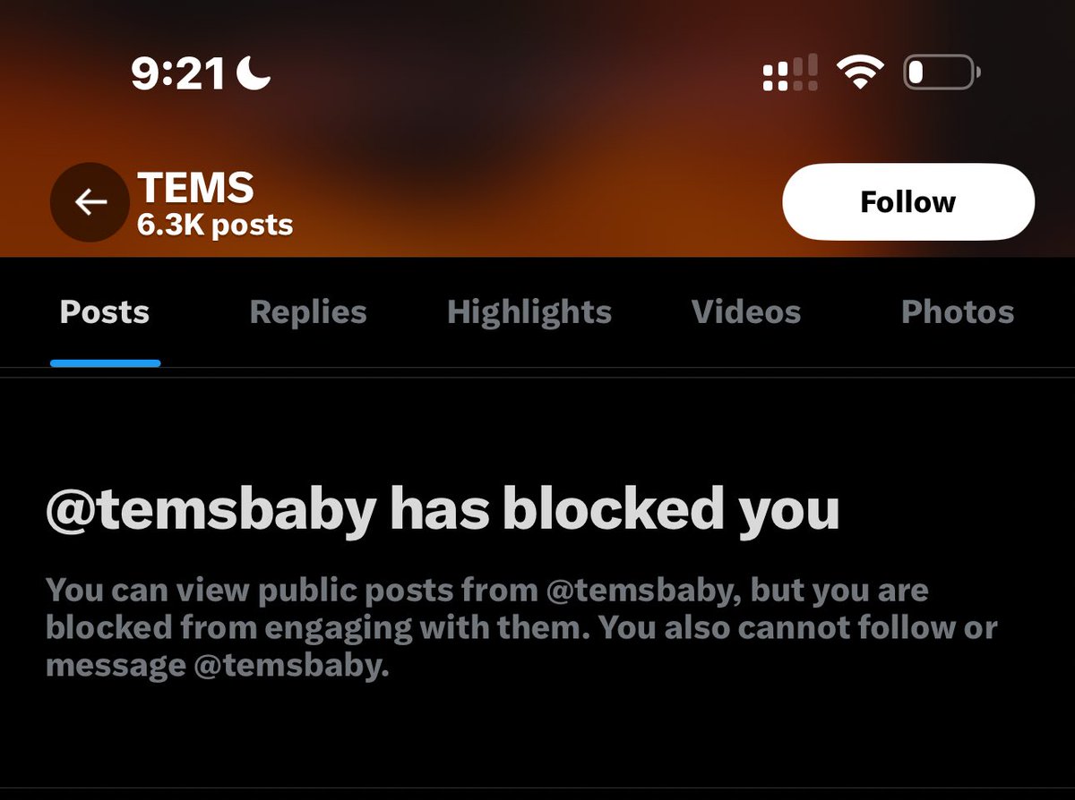 jahboyback's tweet image. why did tems block me? 🥲