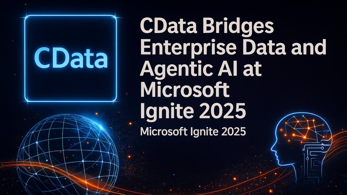 Eff_Connected's tweet image. CData’s big #Ignite2025 move:
🔌 MCP connectivity for Copilot Studio + Agent 365
📊 Real-time access to 350+ enterprise systems
🔐 Governance via Agent 365
A major step toward connected, context-aware enterprise agents.
#CData #MCP #AgenticAI #EfficientlyConnected