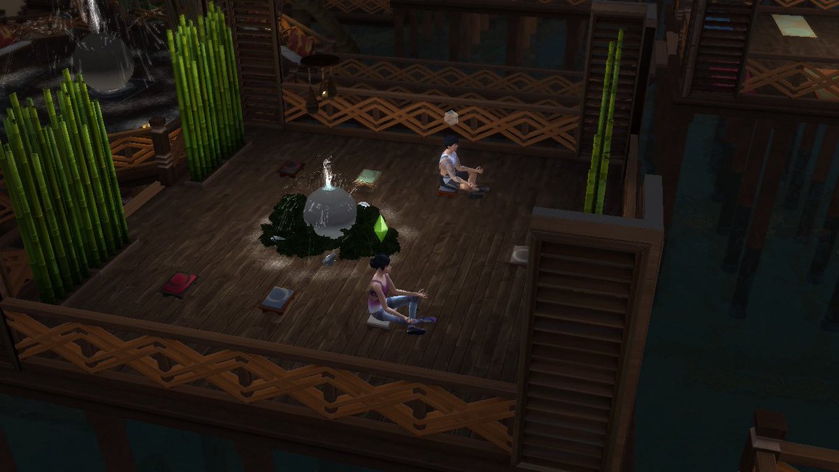lenajsim's tweet image. Mindfulness 🧘‍♀️ #TheSims4 #Spaday
