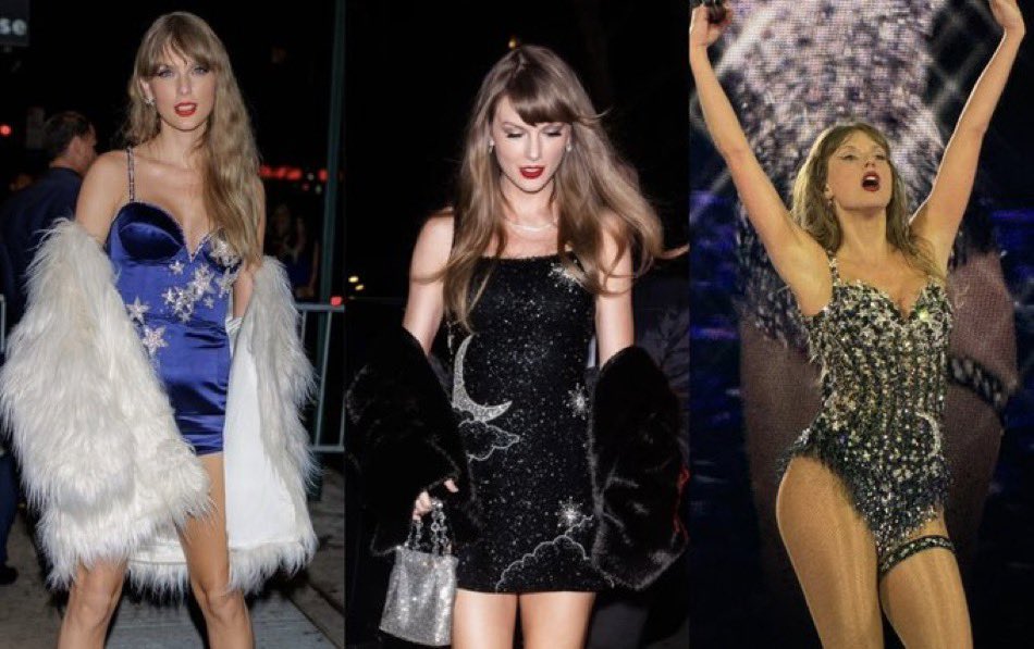 giftedswifted's tweet image. She knows the midnight sky looks good on her