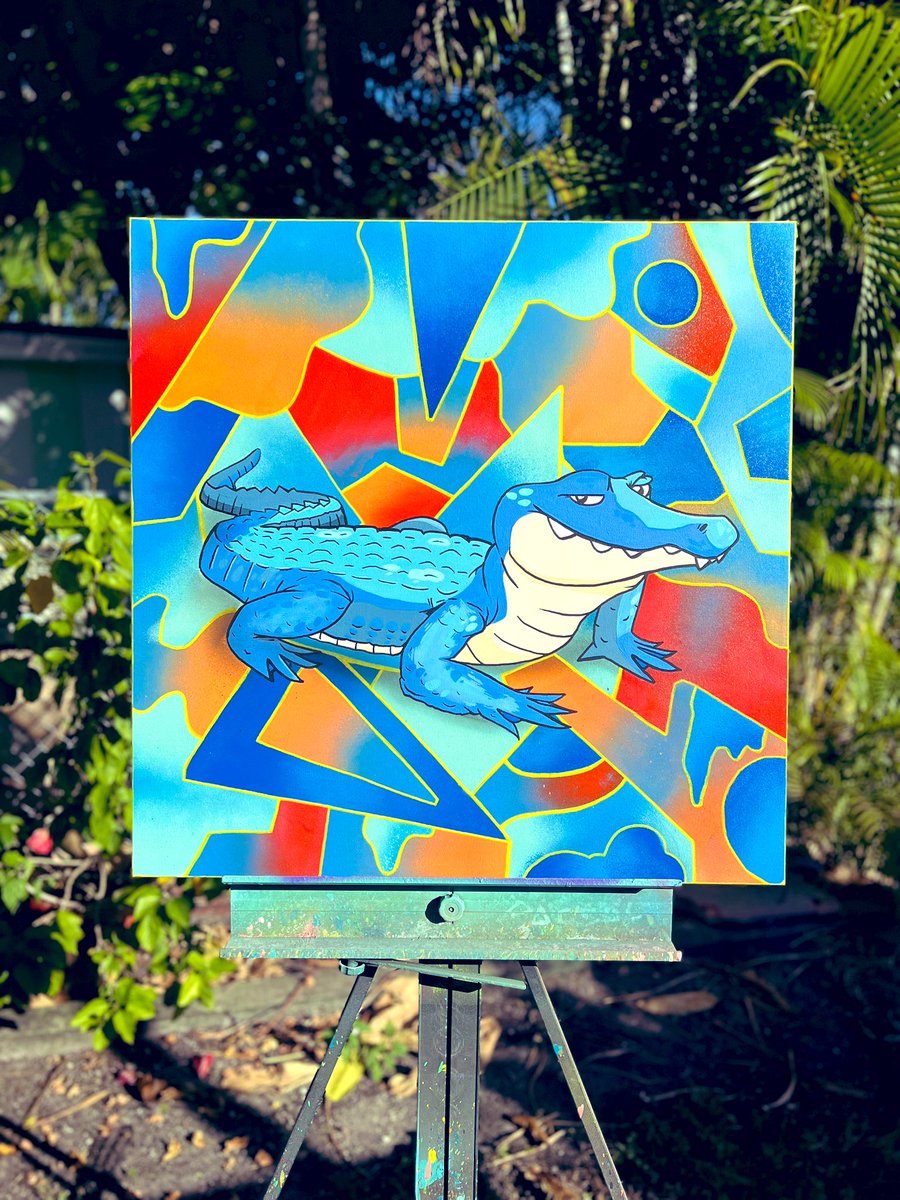 rocsolmiami's tweet image. This gator is a thing of beauty 🐊👨🏻‍🎨🎨
@tuck_nft @TokenGators @paperdstudio @superpotsecret @_Kthings