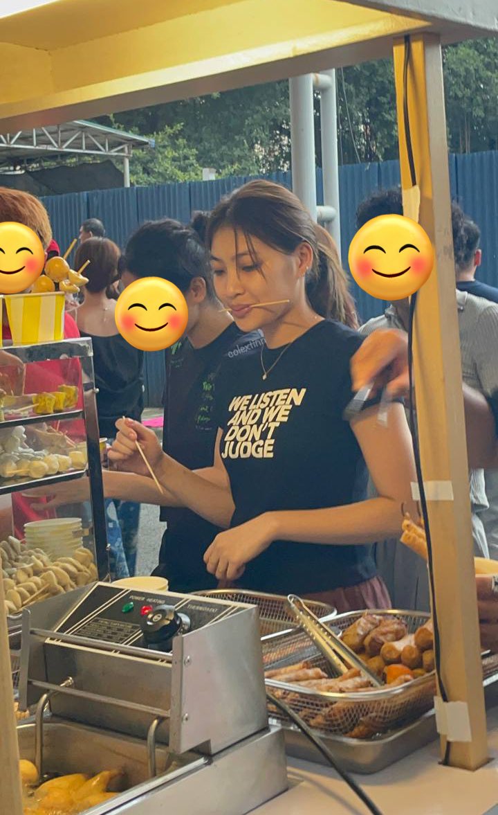 Yung ayaw niya itapon kung saan saan yung stick kaya gnyan AHAHHAAHA cutie hayyy my claygo girlie 😩💚