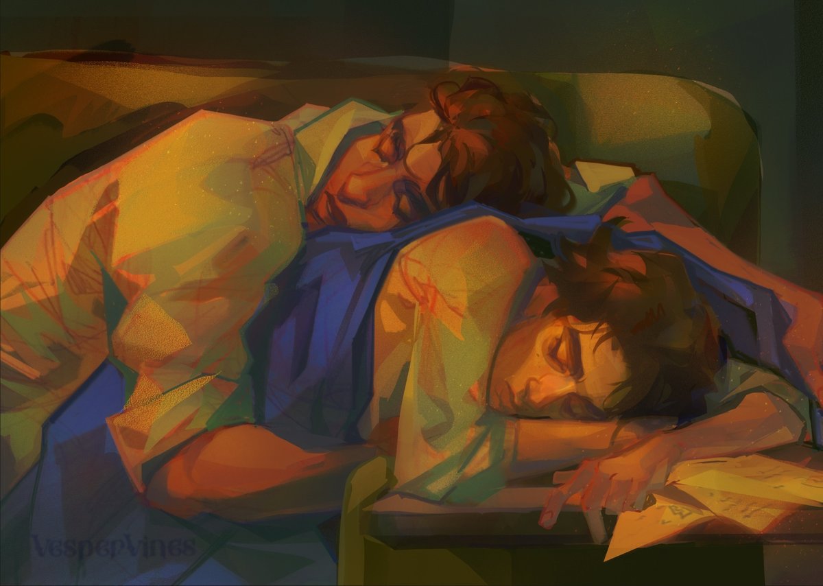 Another #jayvik print you can get until December 5th!

I had so much fun painting them all cuddly... 🥺

(Link below!)