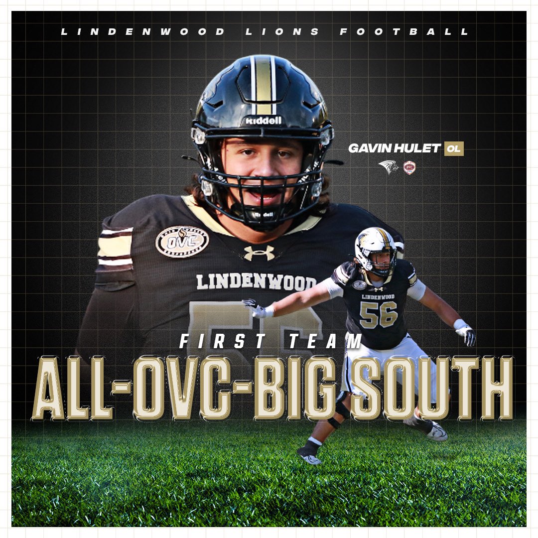 LU_Lions's tweet photo. The @LindenwoodFB 🦁🏈 team had 1️⃣4️⃣ players earn All-Conference recognition for their play during the 2️⃣0️⃣2️⃣5️⃣ season 

Rico Bond and Gavin Hulet were first team honorees 

📕 | https://t.co/ITpGcg7lON

#TheHuntBegins https://t.co/Nn1q28vuuR