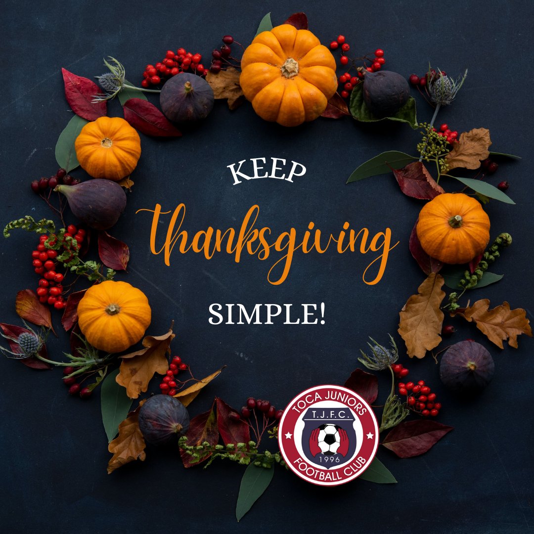 urbanasoccer's tweet image. ⚽🦃 Happy Thanksgiving from Toca! Wishing our players, parents, coaches, and their families a joyful and safe holiday!

#HappyThanksgiving  

🔵🔴 #WeAreToca #TOCA #tocajuniors #PLAYsimple #FutbolSimple #Futbol #Football #soccer #YouthSoccer #TocaFamily #SoccerFamily