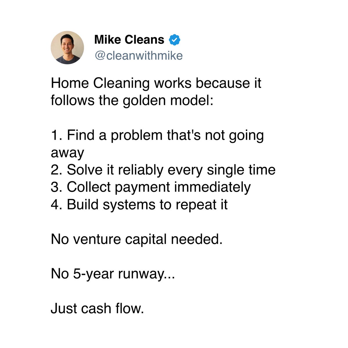 cleanwithmike's tweet image. 