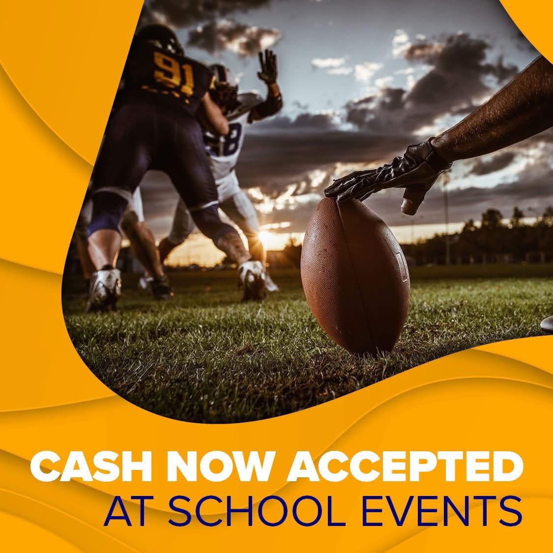 RepWeaknecht's tweet image. PA passed a new law requiring schools to accept cash for admission to school events. Not everyone has a credit card, smartphone, or wants to share personal info just to see their kids play. 

Cash is now guaranteed.