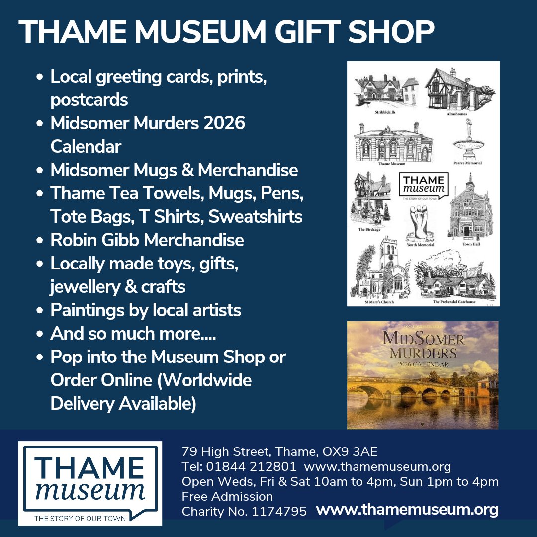 MuseumThame's tweet photo. 🎄Charities Fair &amp; Santa’s Grotto at Thame Town Hall Sat 29th Nov 10am-2pm 

Come &amp; say hello to the team of from Thame Museum this Saturday at Thame Town Hall where charities &amp; local community groups will have pop up shops for the Christmas Charities Fair.

#thamemuseum https://t.co/Cj3ciP6bNu