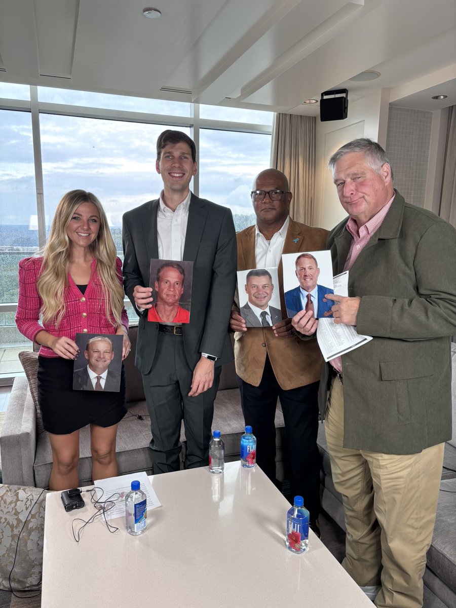 RosieLangello's tweet image. Just wrapped up our 2025 Iron Bowl preview special! It will air Thursday at 6pm and Friday at noon. Shout out to our wonderful guests this year!! @wsfa12news @DavisBakerTV