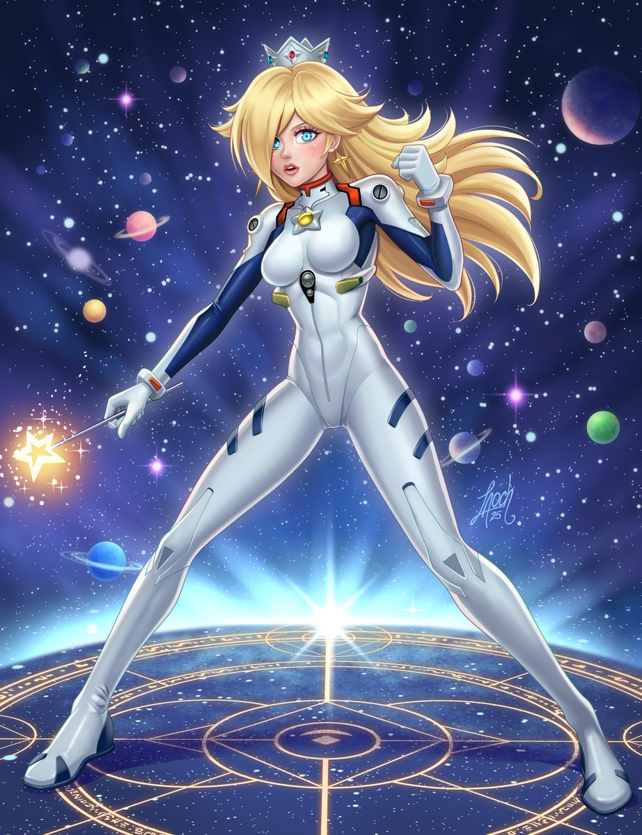 LaochVector's tweet image. 🍄Rosalina + Rei = ¿Reisalina?🍄
Video de cómo hice este dibujo aquí: youtube.com/watch?v=4lMwX1…
Espero que les agrade. 
#Rosalina #reiayanami #fanart