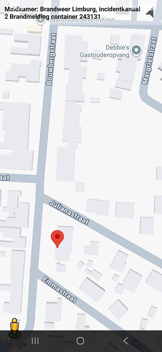 Containerbrand in Schinveld