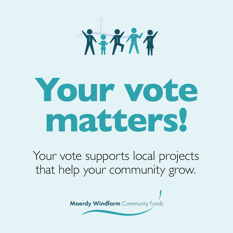 MaerdyWF's tweet photo. Your vote matters ❤️
Check the applications online - posters will also be shown at the in-person vote.
How to vote:
✔️ Online anytime
✔️ In person on voting day
✔️ By proxy 

🪪 Proof of address required.
👉 https://t.co/OVdWtFRG05
#MaerdyWindFund #VoteNow #CommunityVote https://t.co/w4Z7GG4n1Z