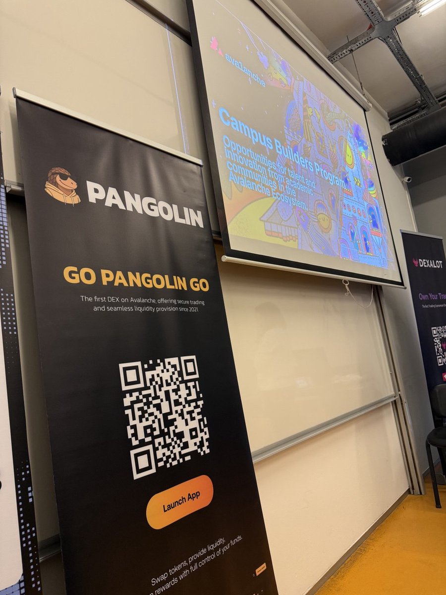 erd866x's tweet image. We spent a full day immersed in blockchain at Istanbul Bilgi University. 

Huge thanks to @koaservatt @_burcusan_ @snowofkila  for making it possible.

Pangolin is always ready wherever and whenever the work involves Avalanche.

@AvaxTeam1 @AvaLabs