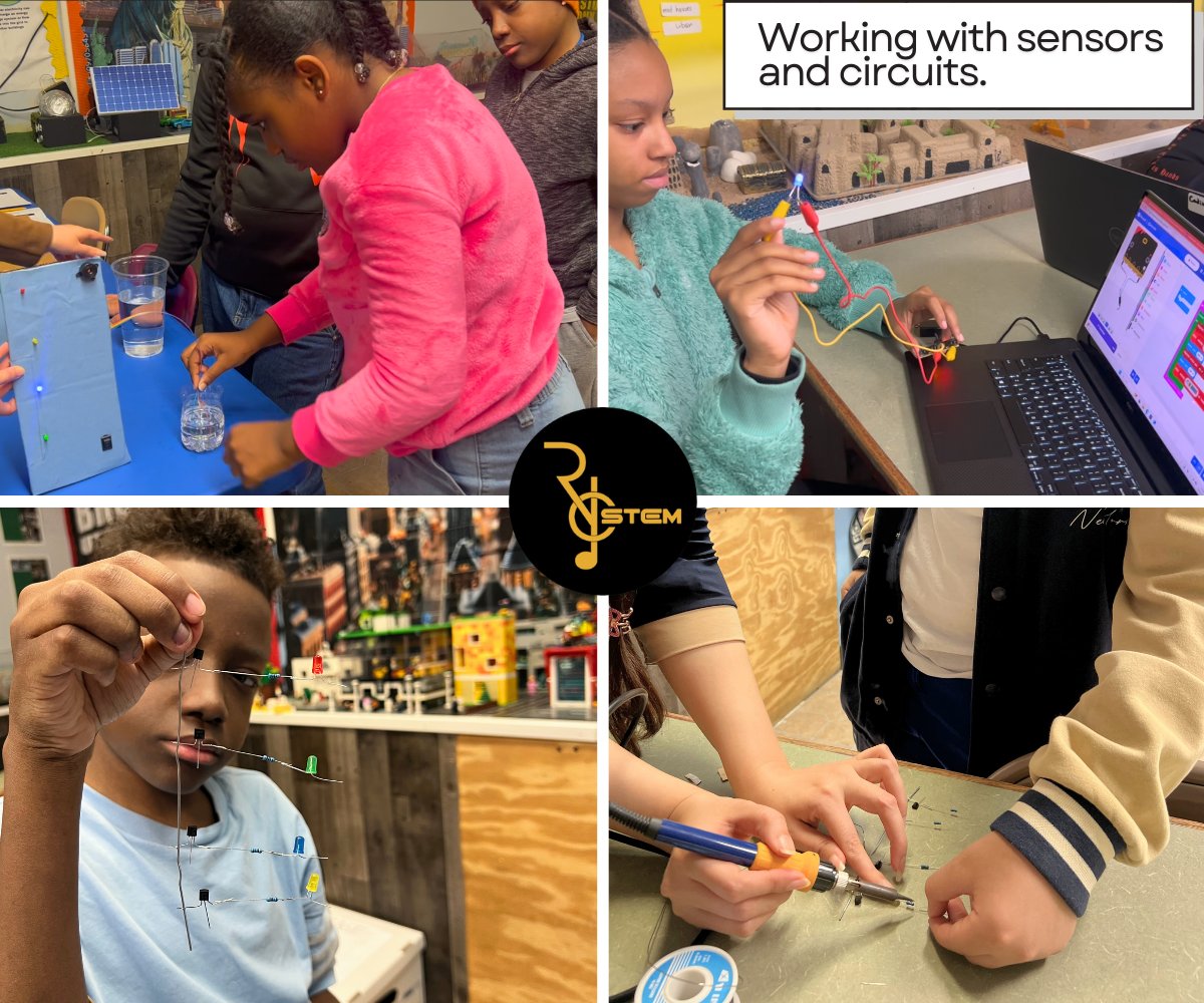 RenYouthCenter's tweet image. Our Saturday Beginner Coding students have been diving into circuits and sensors, creating hands-on projects designed to solve community issues.

Meanwhile, our Codebotics crew has been leveling up with coding drones, drone piloting, LEGO robotics, and Robomaster activities.