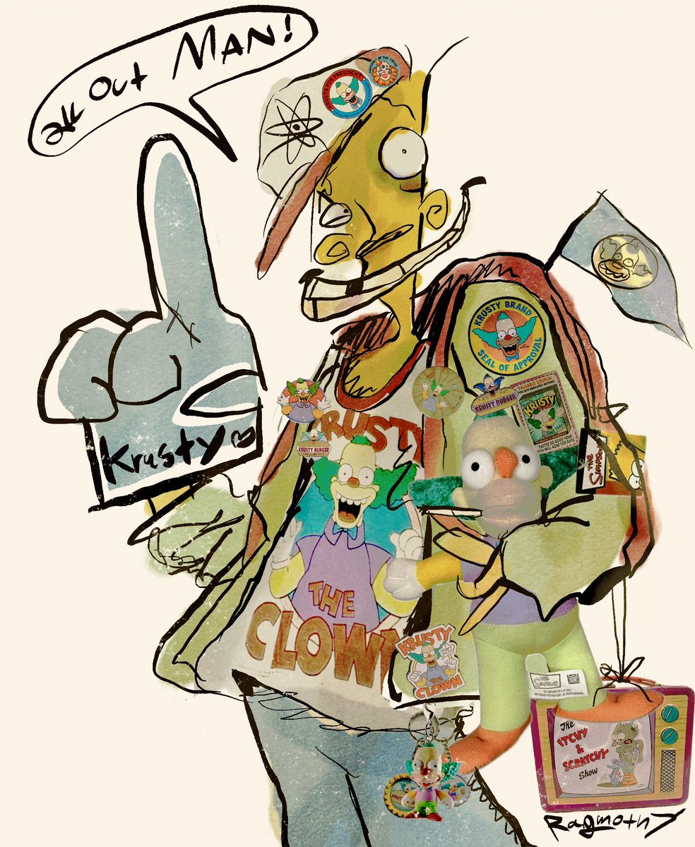 Ragmothy's tweet image. Krusty’s biggest fan